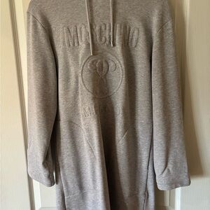 Moschino Gray Sweatshirt dress